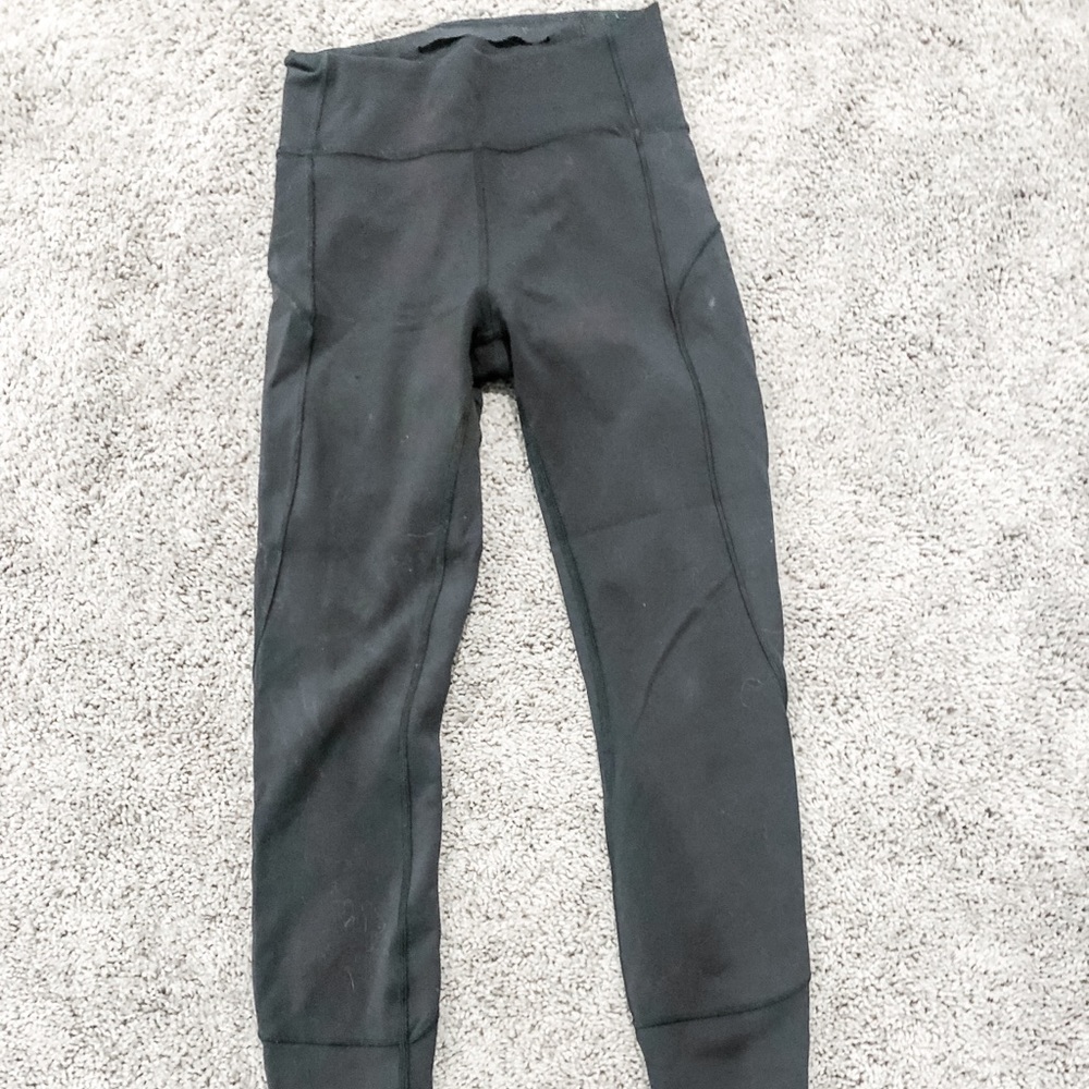 Lululemon 25” black leggings. In movement